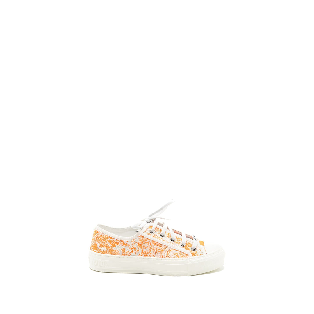 Top quality Dior size 36.5 Walk N Top quality Dior Sneaker White/Orange