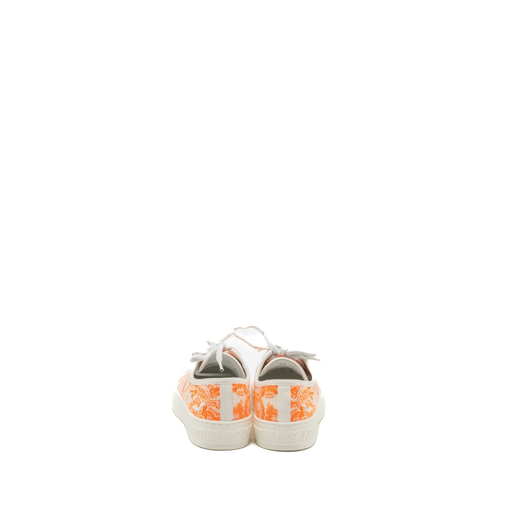 Top quality Dior size 36.5 Walk N Top quality Dior Sneaker White/Orange