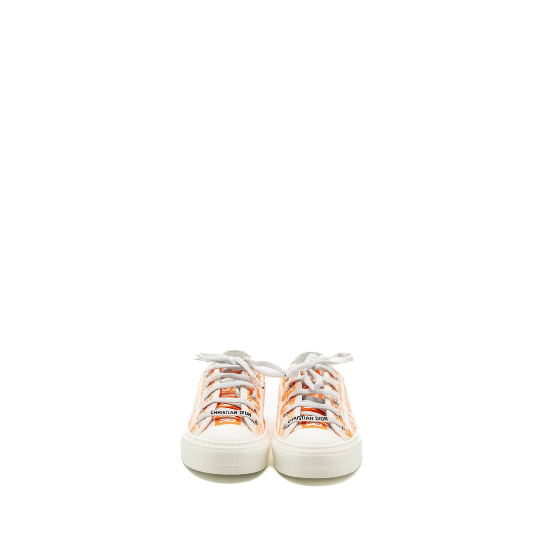 Top quality Dior size 36.5 Walk N Top quality Dior Sneaker White/Orange
