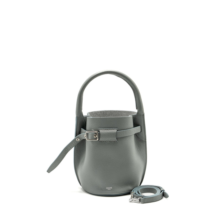 Top Quality Celine Nano Bucket Big Bag Grained Calfskin Storm
