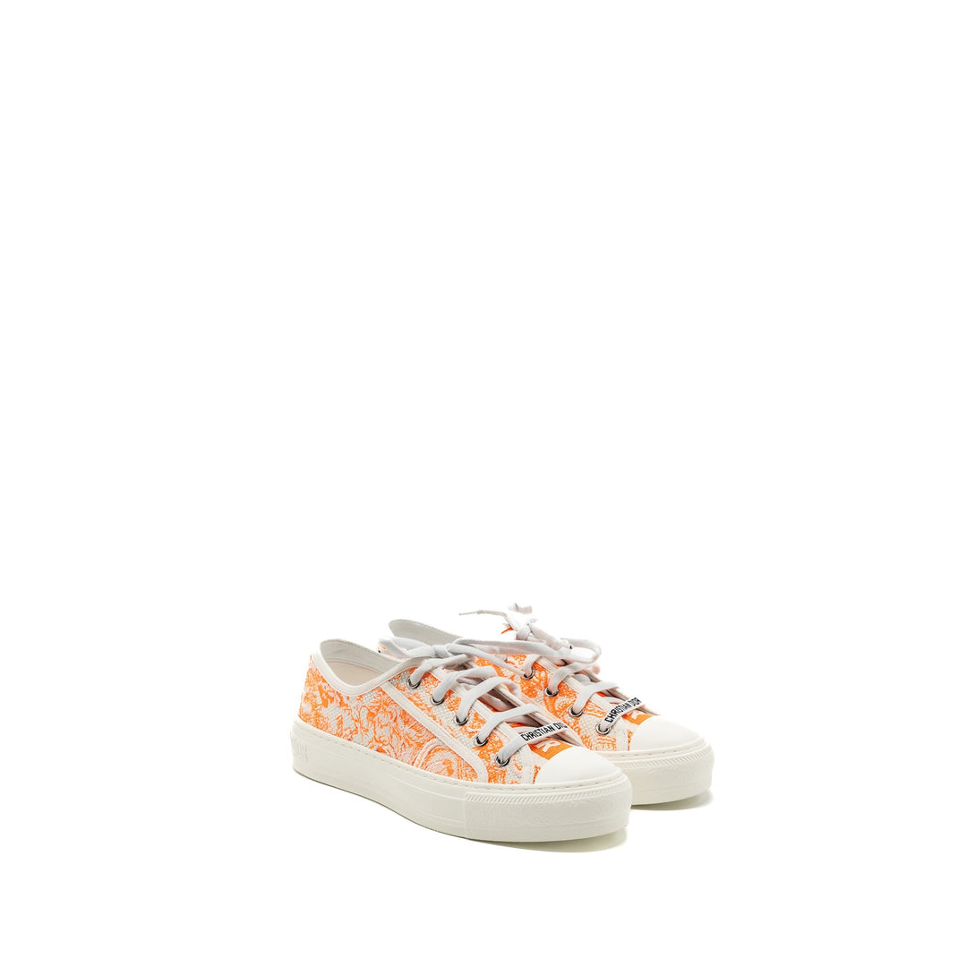 Top quality Dior size 36.5 Walk N Top quality Dior Sneaker White/Orange