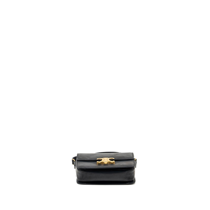 Top Quality Celine Teen Triomphe Bag Calfskin Black