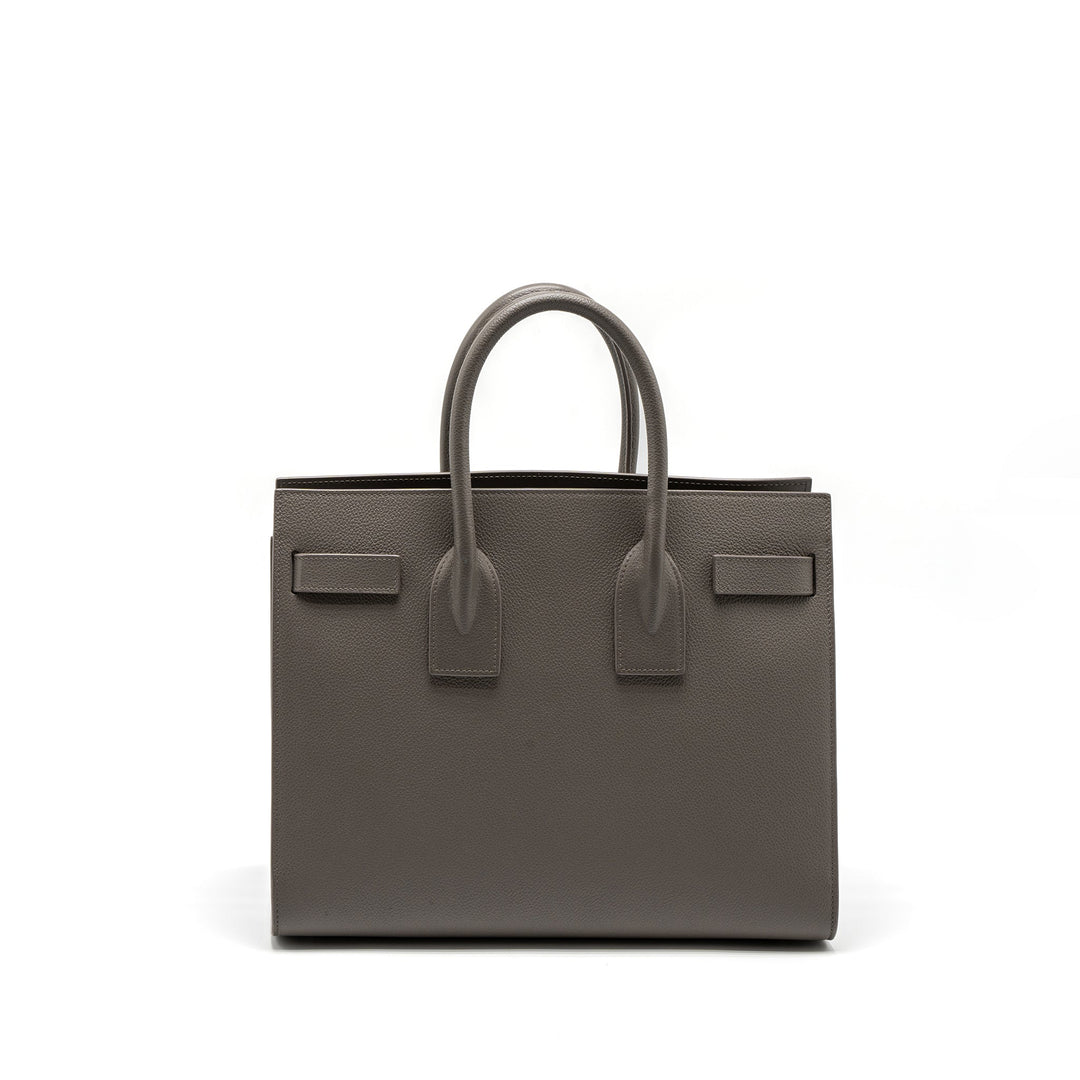 Saint Laurent/YSL Sac De Jour Small Grained Calfskin Grey SHW