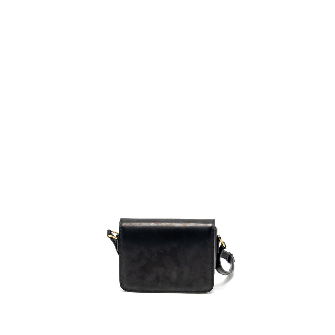 Top Quality Celine Teen Triomphe Bag Calfskin Black
