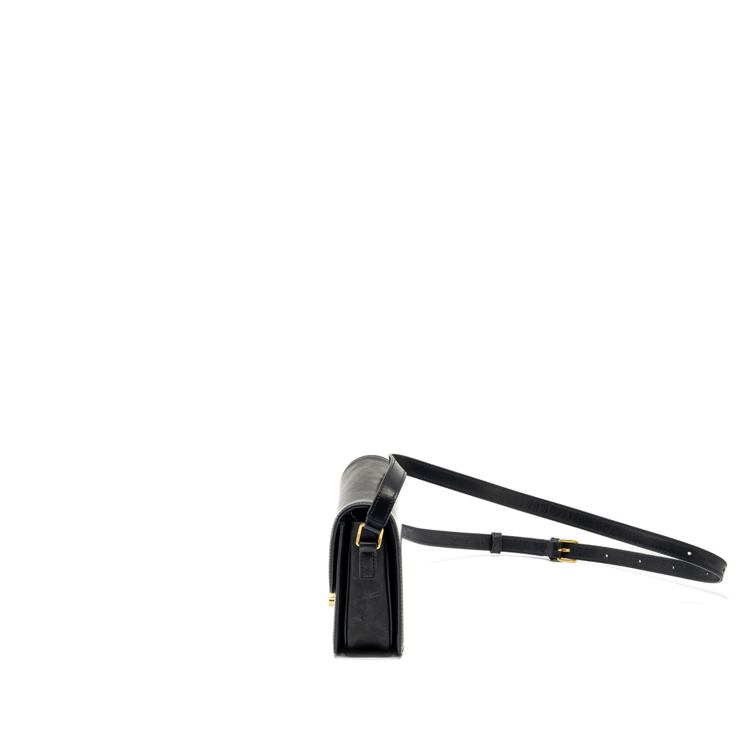 Top Quality Celine Teen Triomphe Bag Calfskin Black