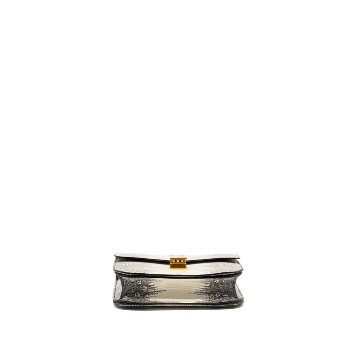Celine Medium Box Lizard Natural