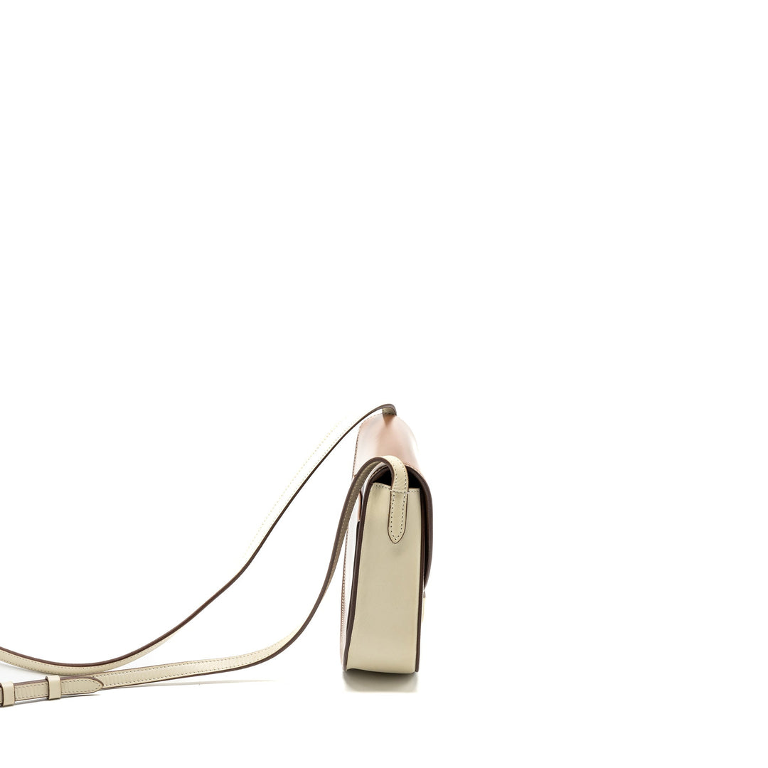 Top Quality Celine troutteur crossbody bag leather caramel / cream
