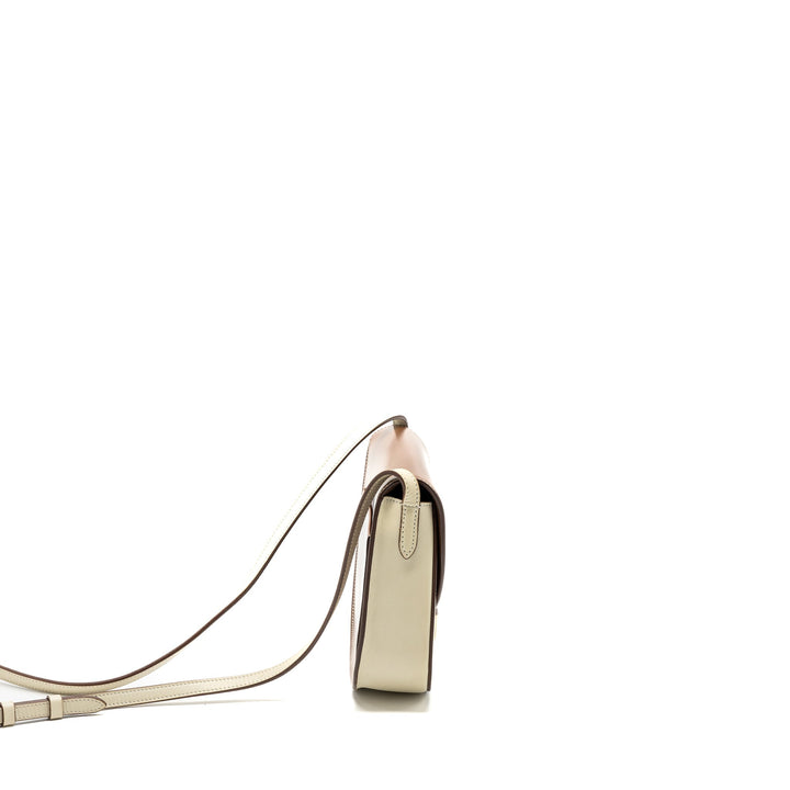 Top Quality Celine troutteur crossbody bag leather caramel / cream