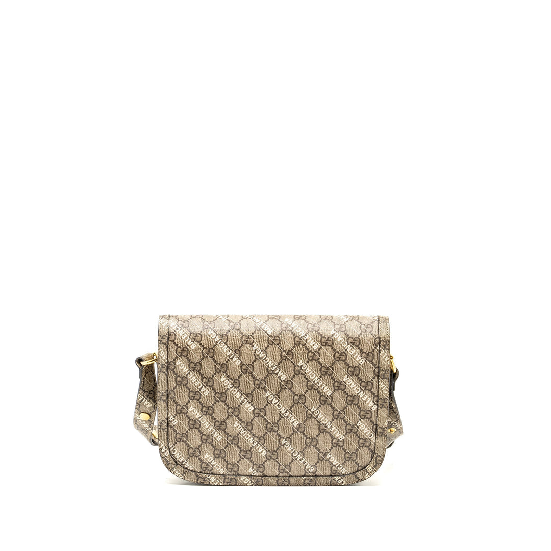 Gucci x Top Quality Balenciaga Horsebit 1955 Bag GG Supreme/Top Quality Balenciaga Print Canvas