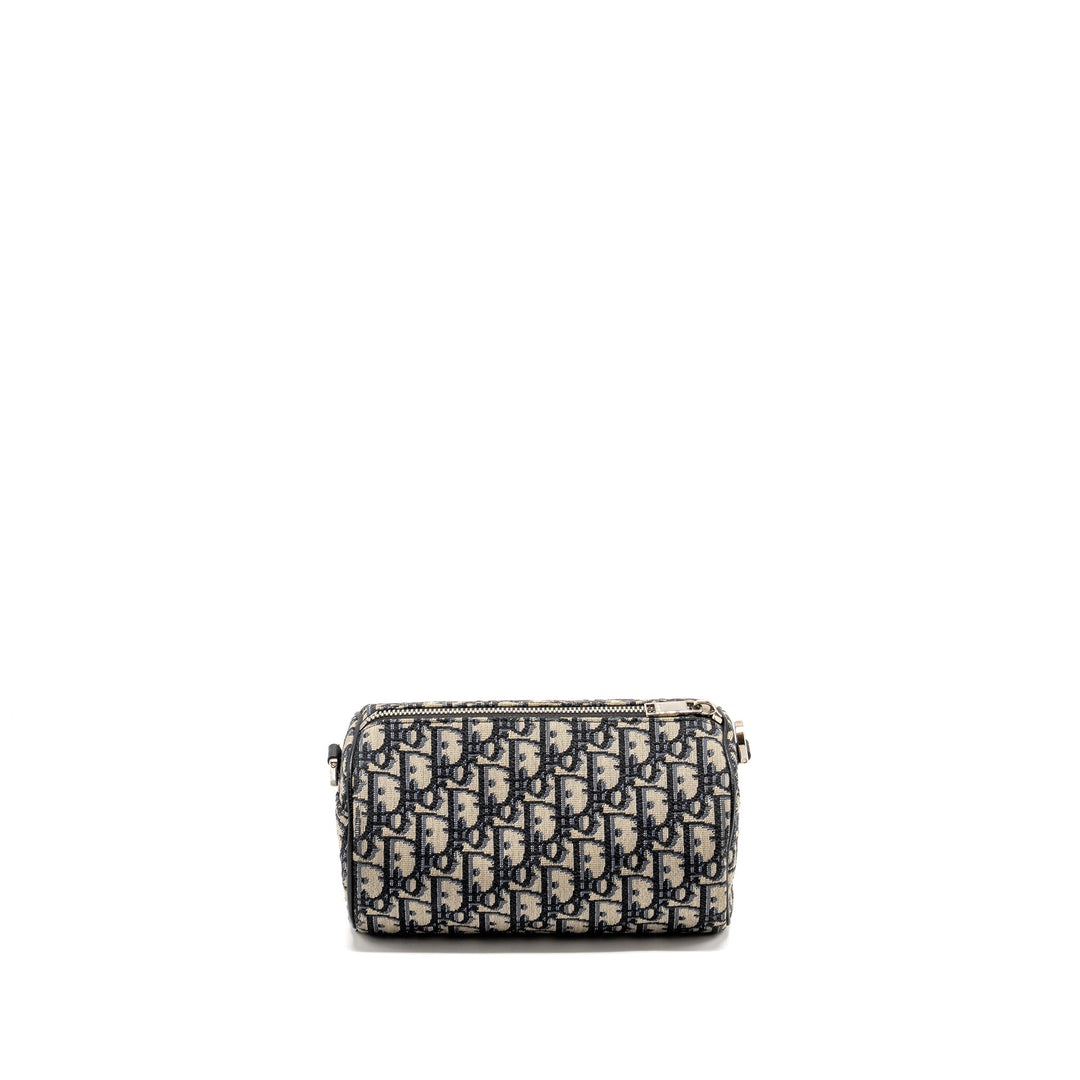 Top quality Dior Roller Messenger Bag Blue Oblique Jacquard