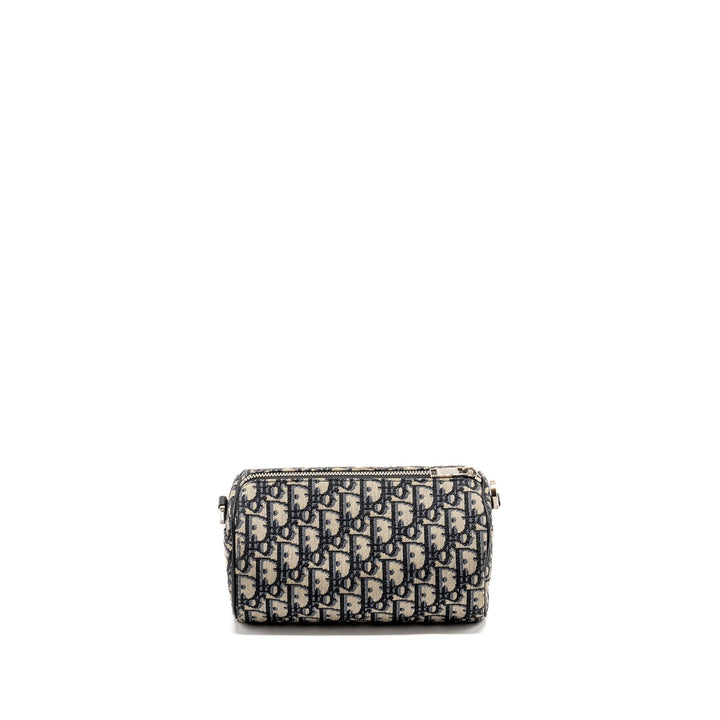 Top quality Dior Roller Messenger Bag Blue Oblique Jacquard