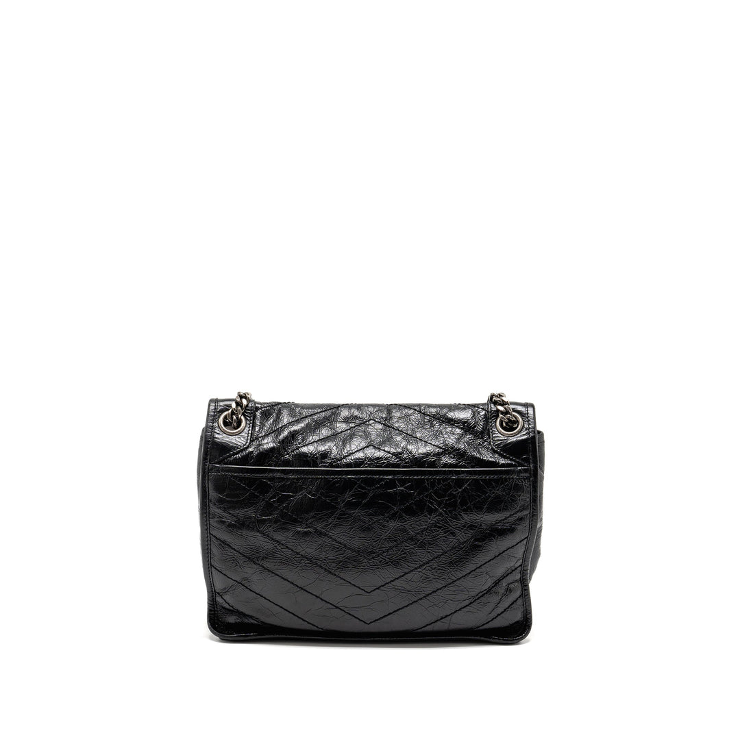 Saint Laurent Medium Niki Calfskin Black SHW