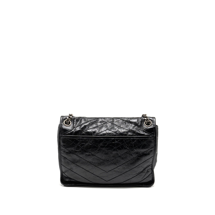 Saint Laurent Medium Niki Calfskin Black SHW