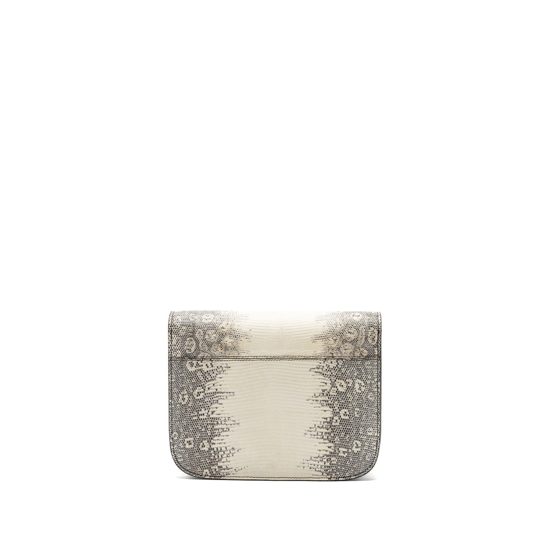 Celine Medium Box Lizard Natural