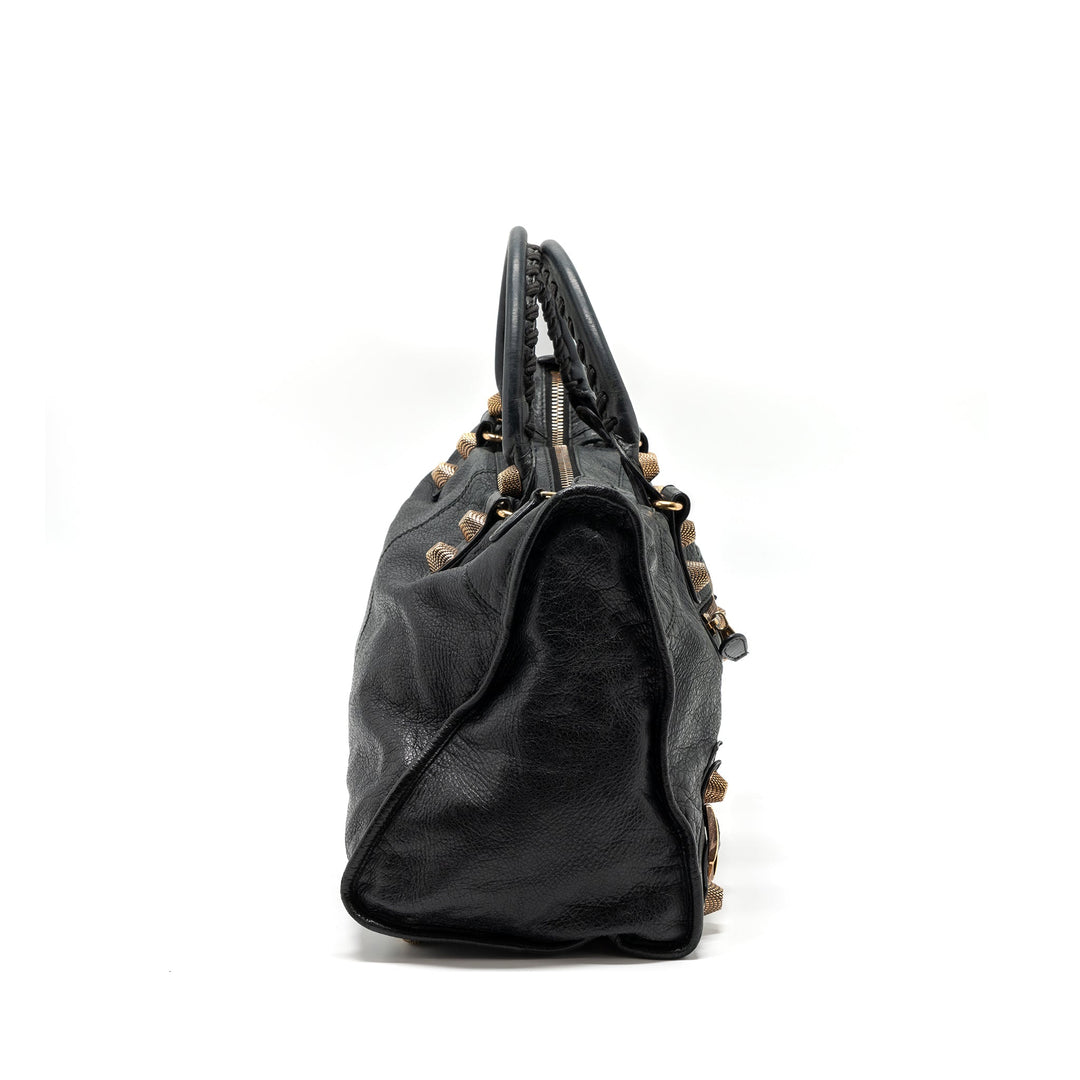Top Quality Balenciaga G21 Work Bag Leather black GHW