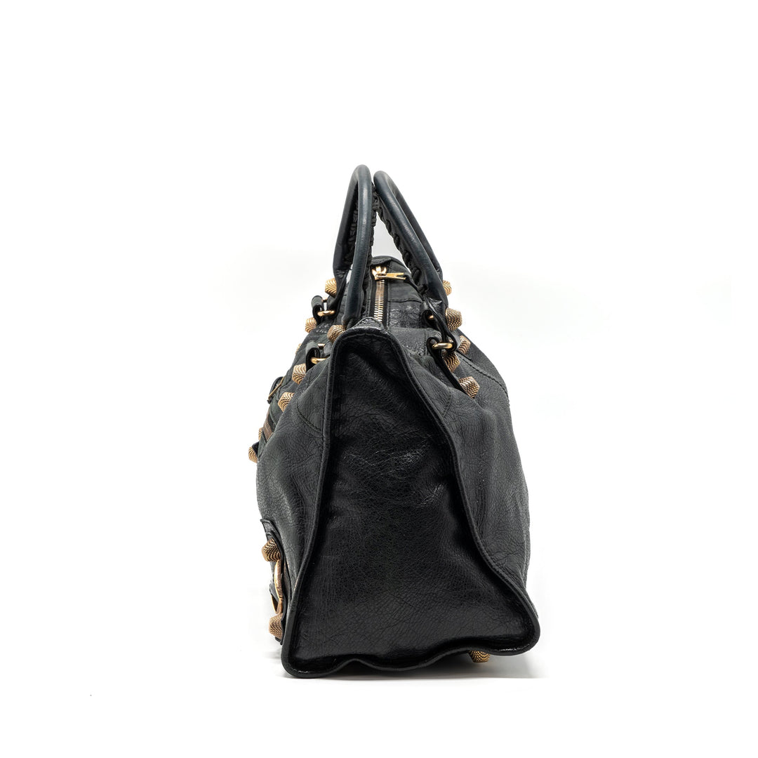 Top Quality Balenciaga G21 Work Bag Leather black GHW
