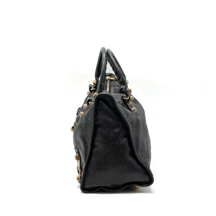 Top Quality Balenciaga G21 Work Bag Leather black GHW