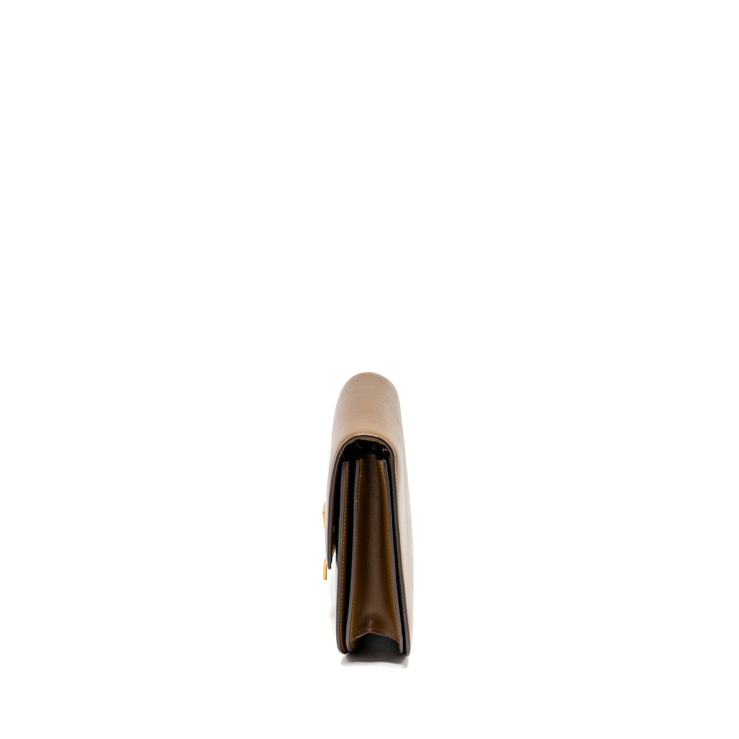 Celine Medium Classic Box Bag Calfskin Camel