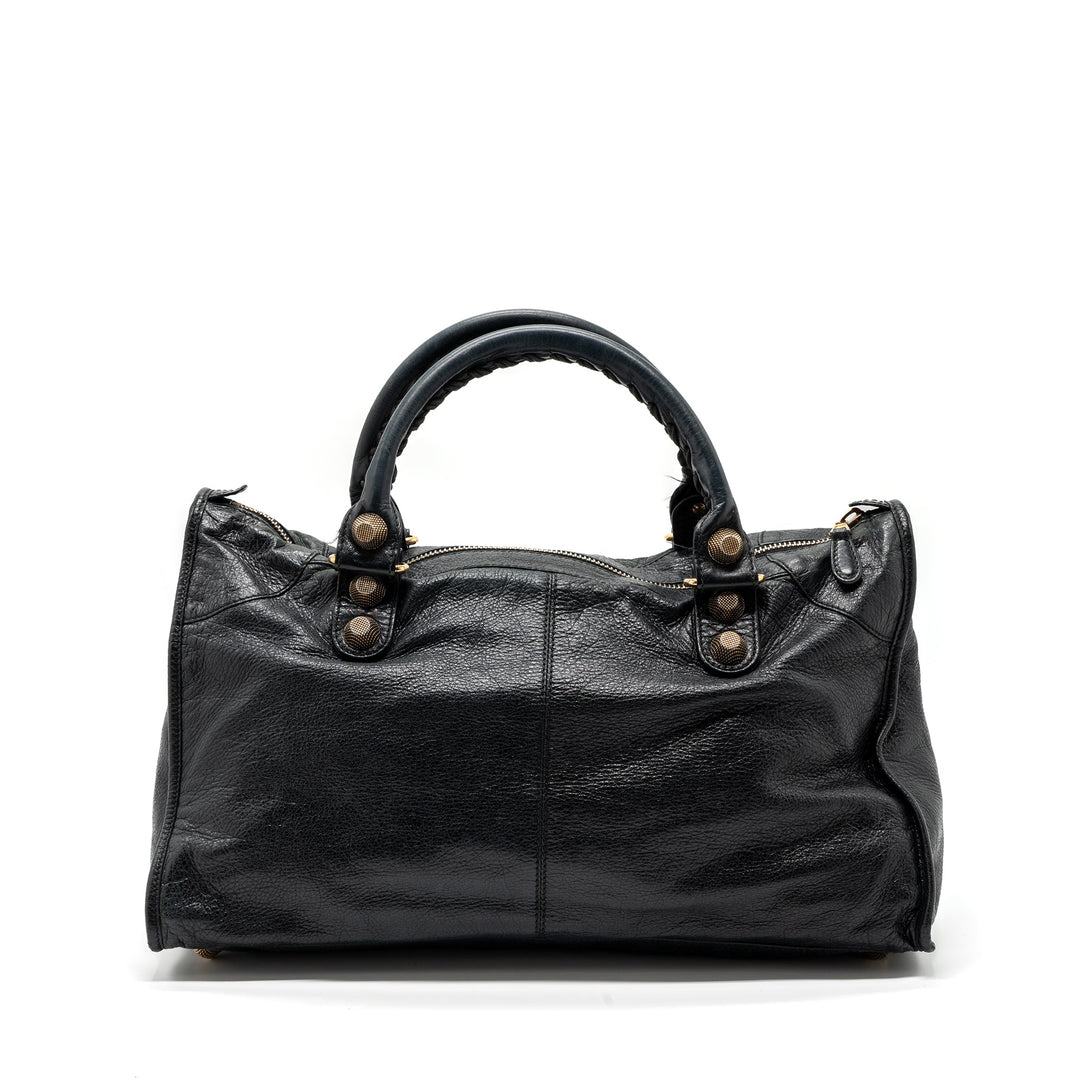 Top Quality Balenciaga G21 Work Bag Leather black GHW