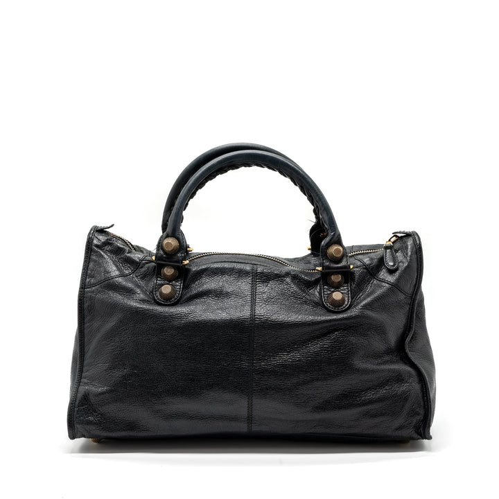 Top Quality Balenciaga G21 Work Bag Leather black GHW