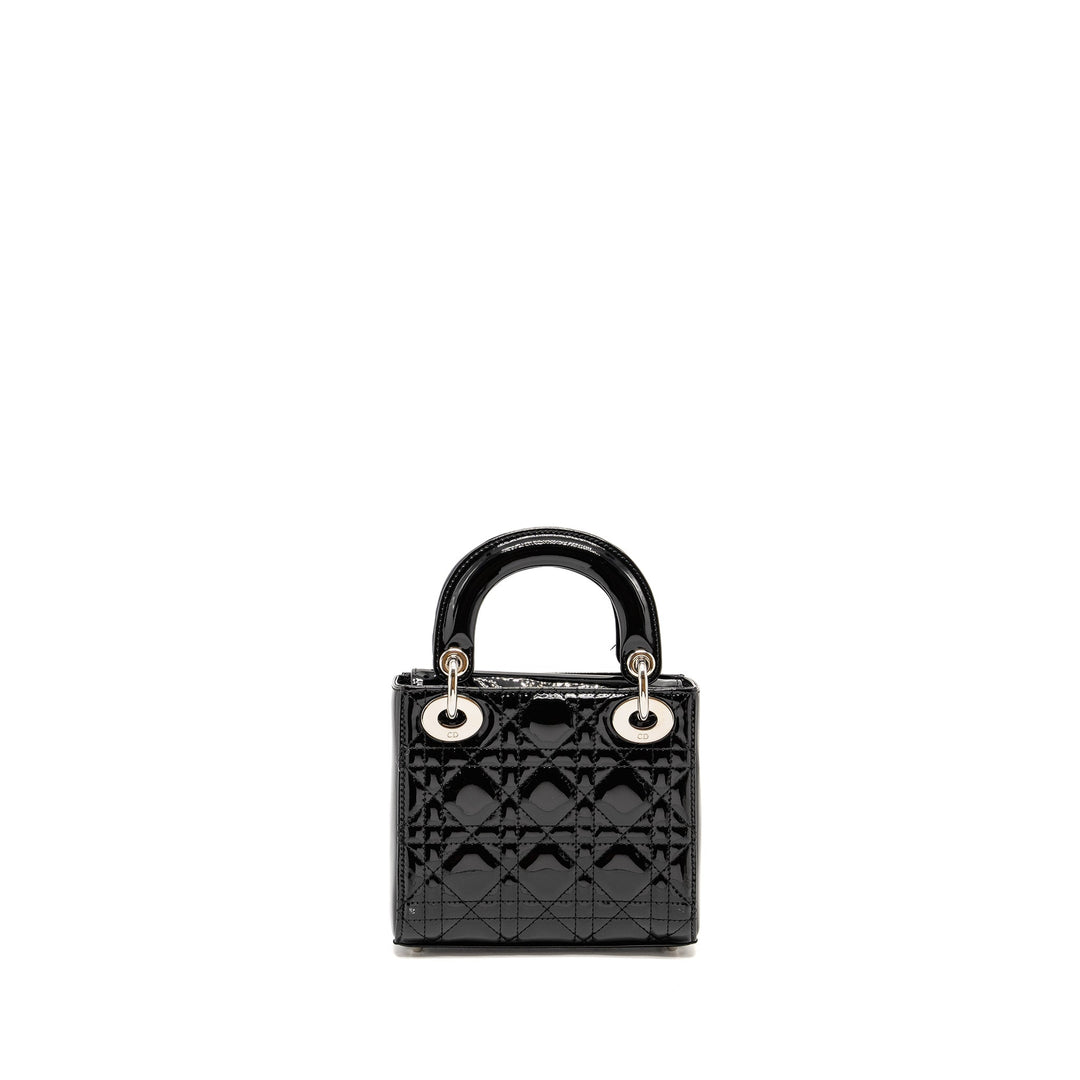 Top quality Dior Mini Lady Top quality Dior Patent Black