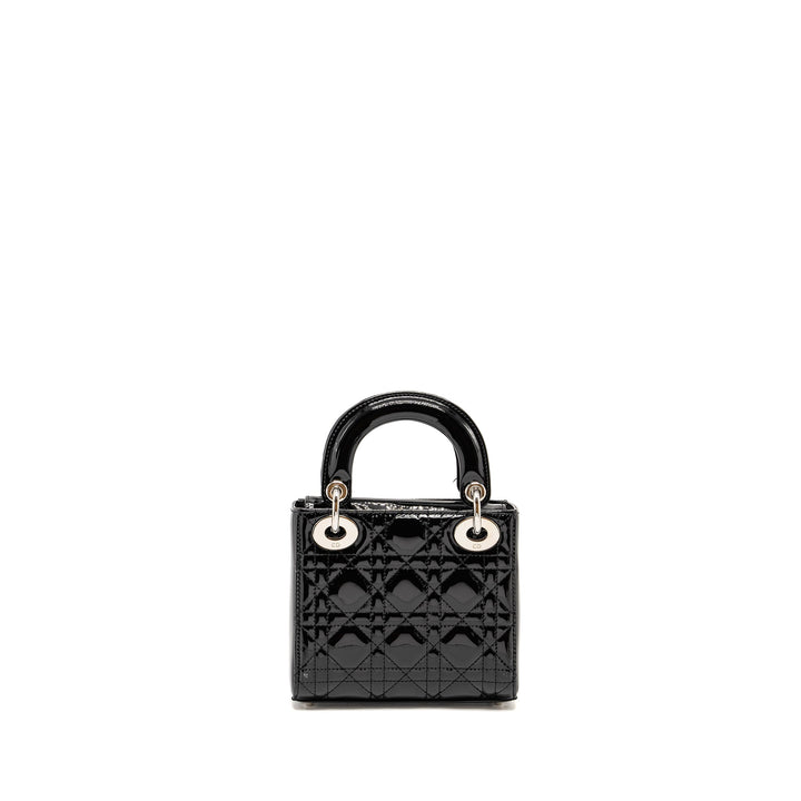 Top quality Dior Mini Lady Top quality Dior Patent Black