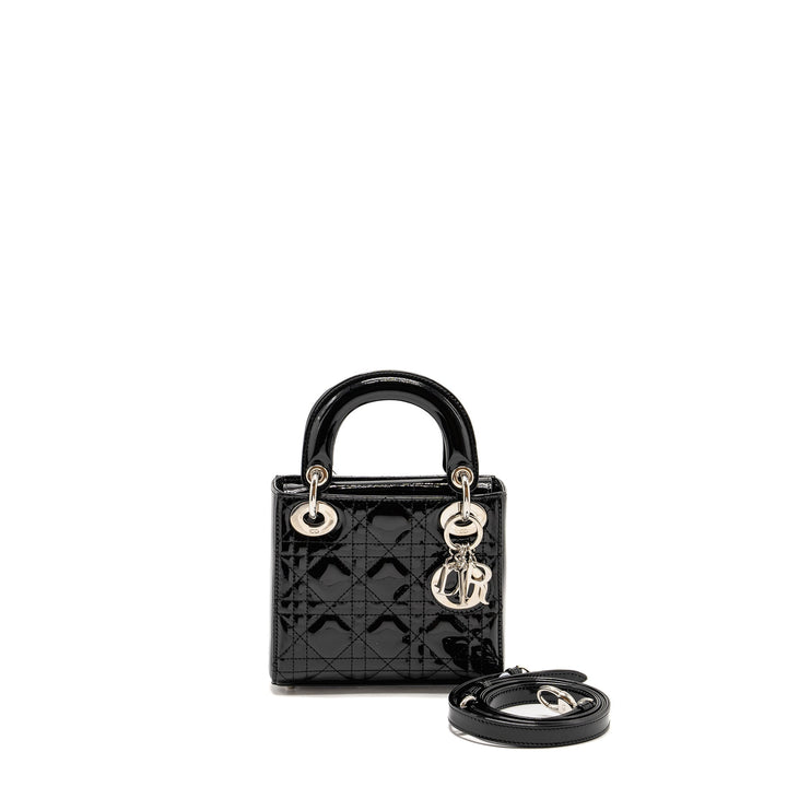 Top quality Dior Mini Lady Top quality Dior Patent Black