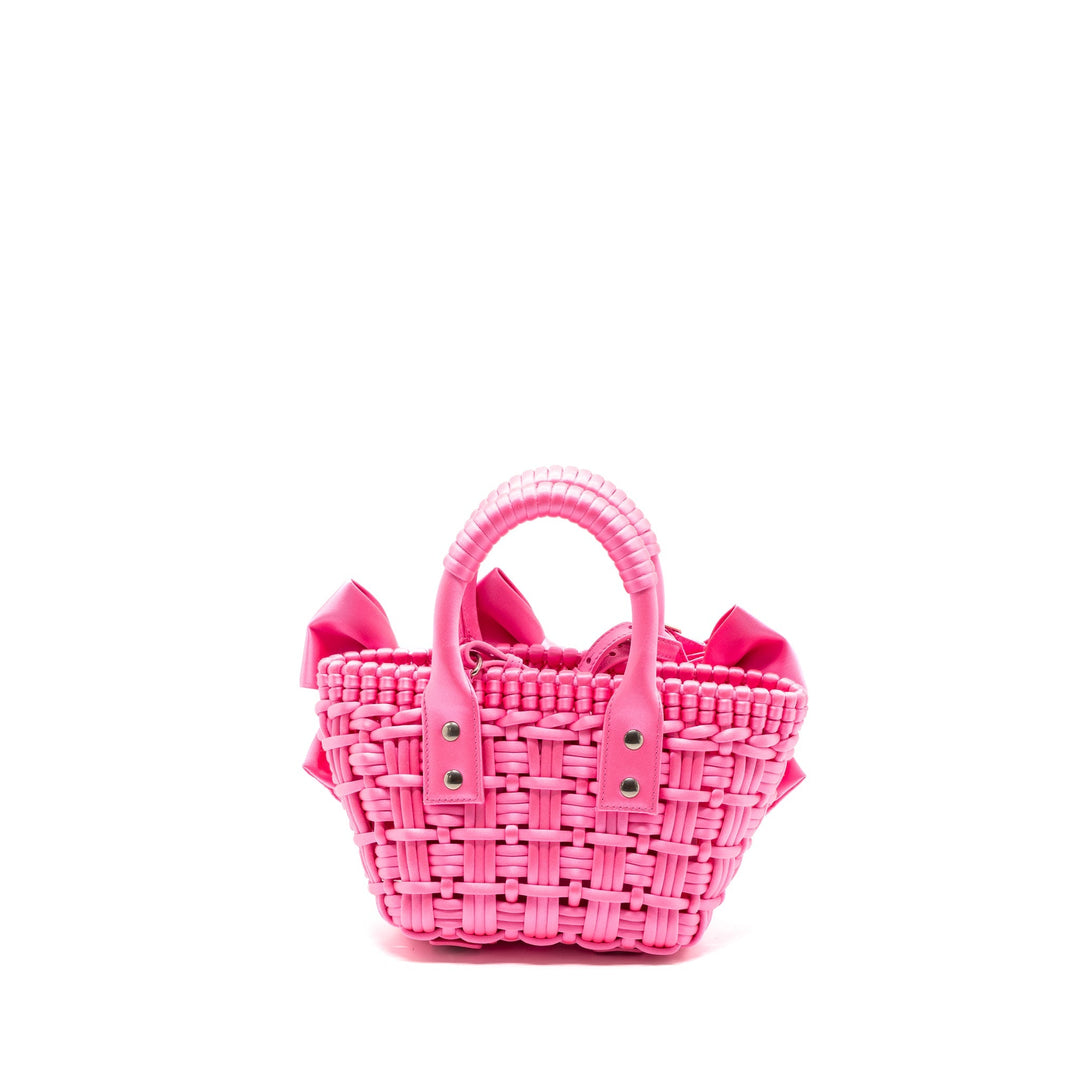 Top Quality Balenciaga Mini Tote Bag 2023s Valentine’s day Limited Edition Fabric Pink SHW