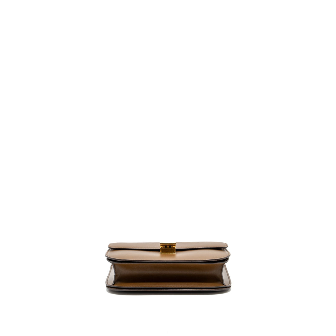Celine medium classic box bag calfskin camel