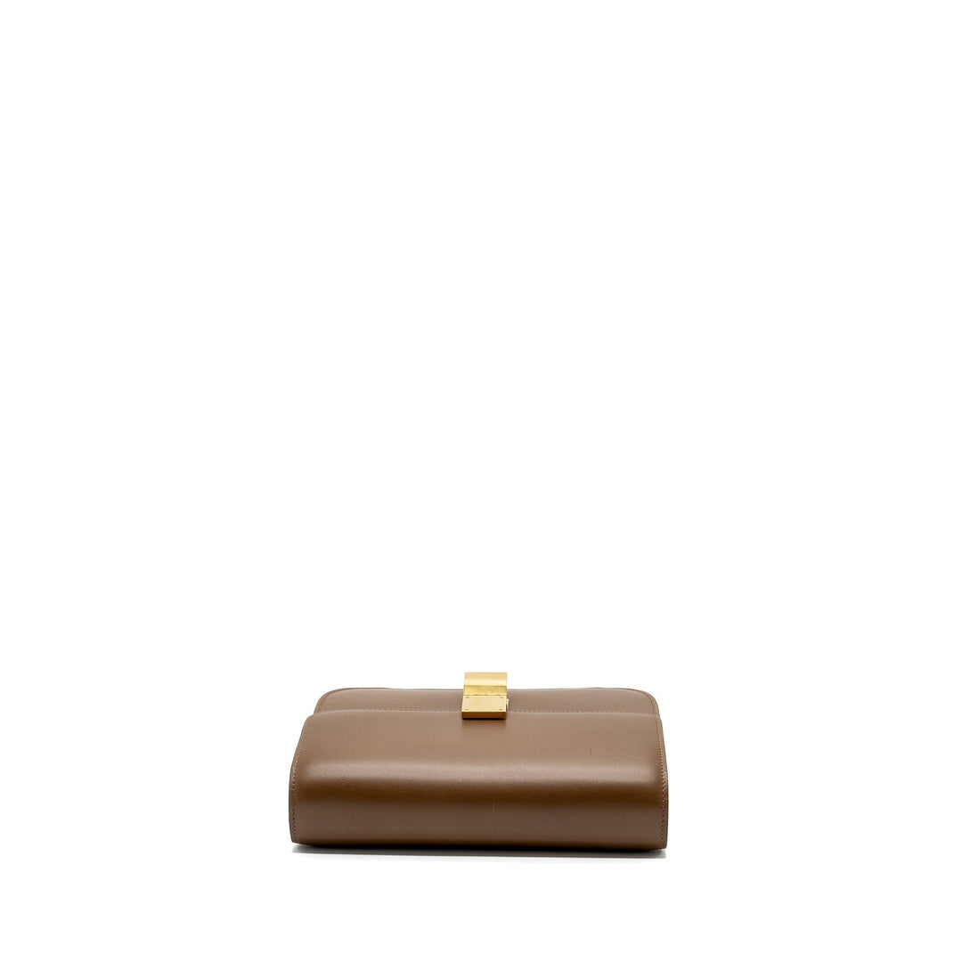 Celine medium classic box bag calfskin camel