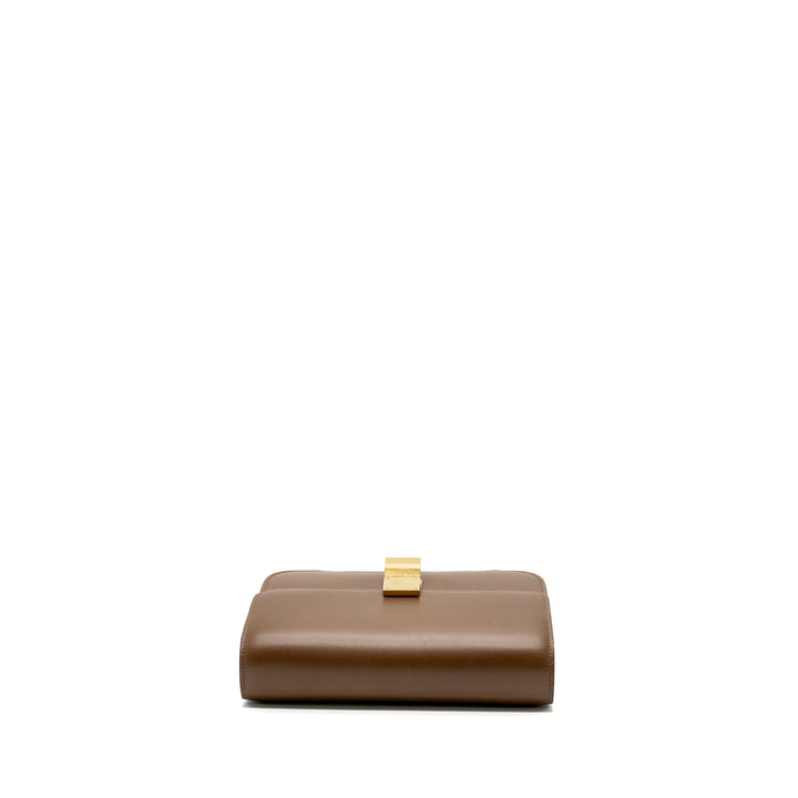 Celine medium classic box bag calfskin camel
