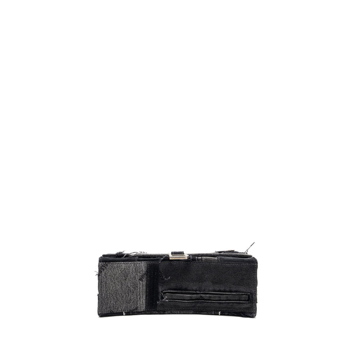 Top Quality Balenciaga medium hourglass bag limited edition denim black/multicolour SHW