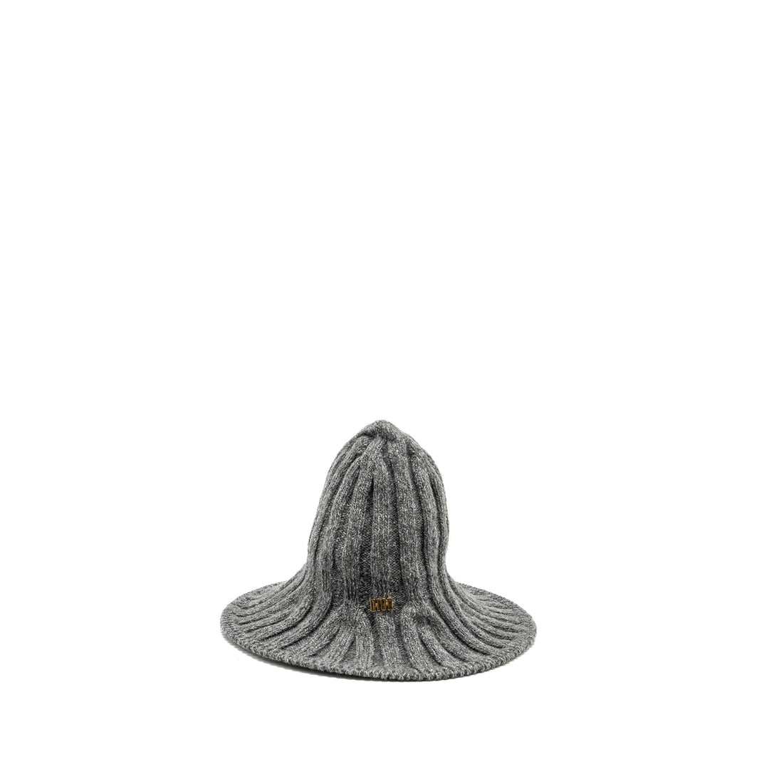 Top quality Dior LETTER logo Wire-Brimmed Beanie Wool Grey