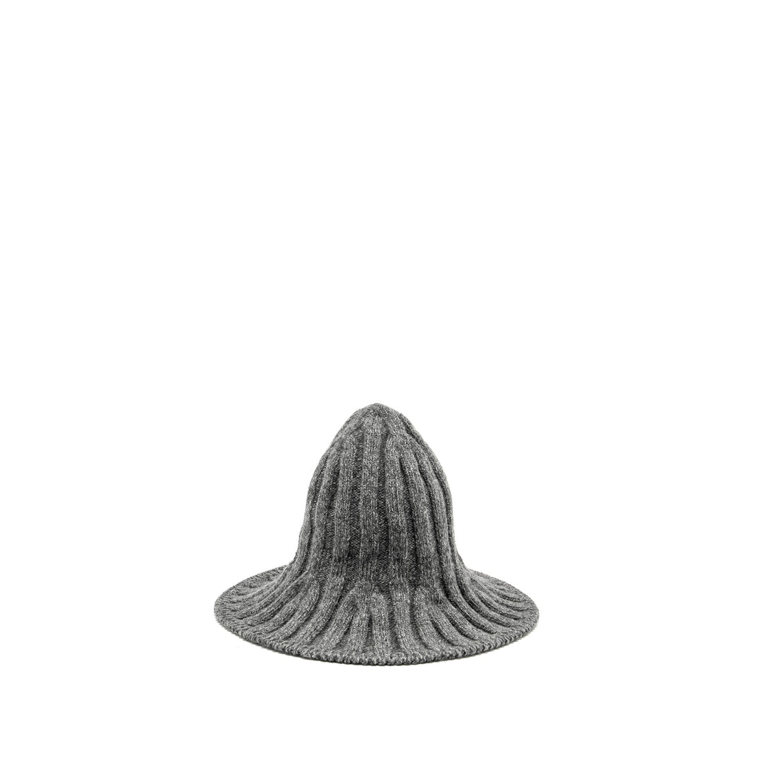 Top quality Dior LETTER logo Wire-Brimmed Beanie Wool Grey