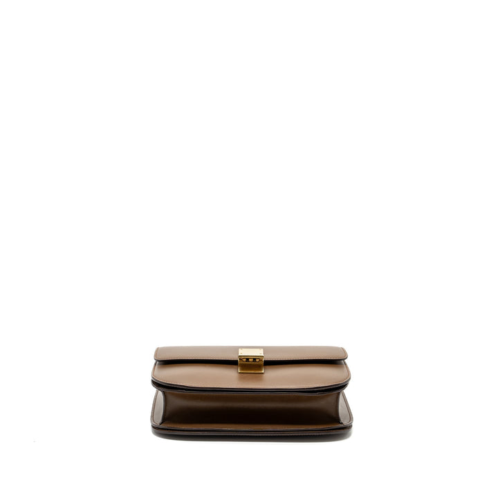 Top Quality Celine Classic Medium Box Calfskin Tan