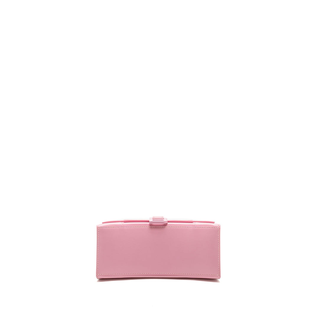 Top Quality Balenciaga Small Hourglass Bag Calfskin Pink SHW