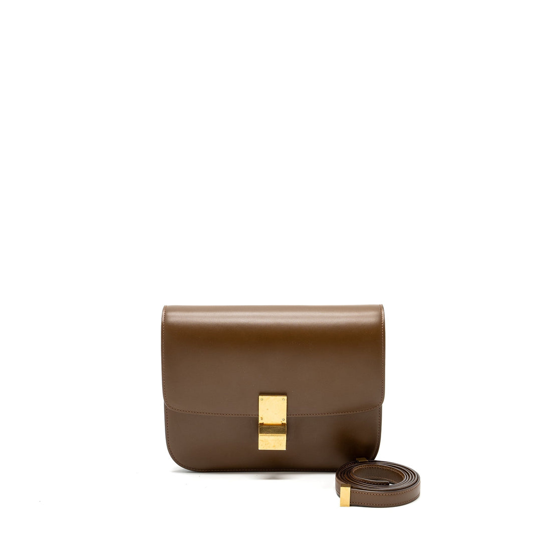 Top Quality Celine Classic Medium Box Calfskin Tan