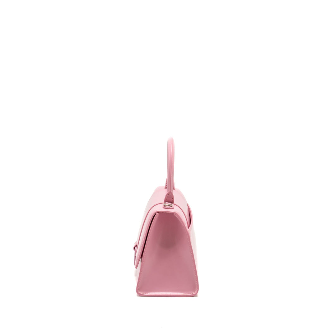 Top Quality Balenciaga Small Hourglass Bag Calfskin Pink SHW