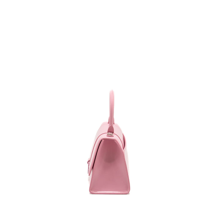Top Quality Balenciaga Small Hourglass Bag Calfskin Pink SHW