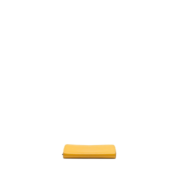 Top Quality Celine zip long wallet calfskin yellow