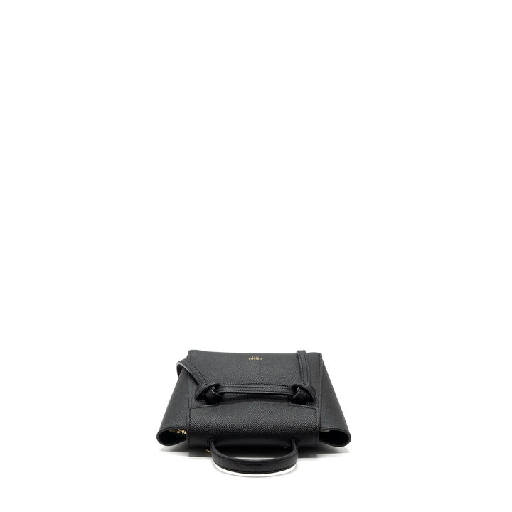 Top Quality Celine Pico Belt Bag Calfskin Black