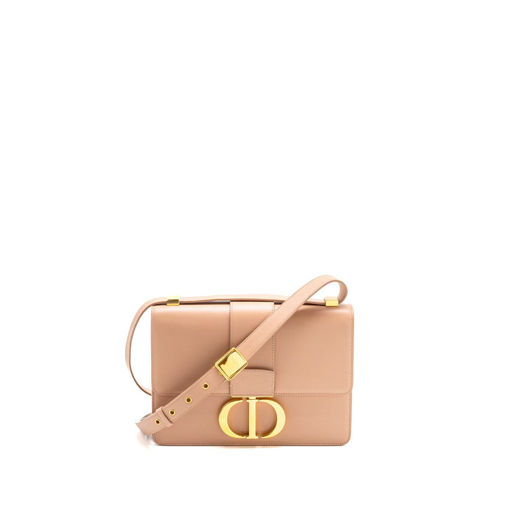 Top quality Dior 30 Montaigne Medium Flap Bag Calfskin Light Pink
