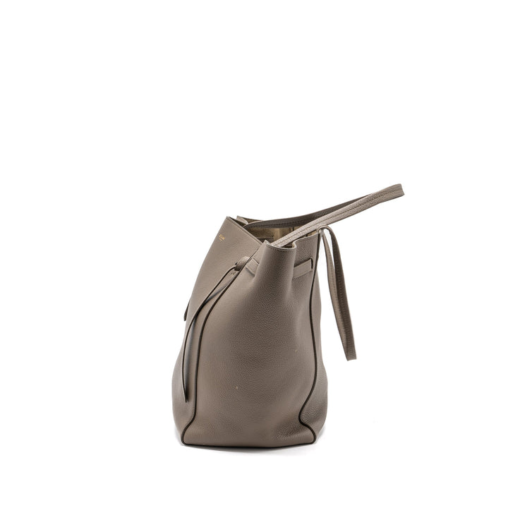 Top Quality Celine small cabas phantom bag grained calfskin taupe