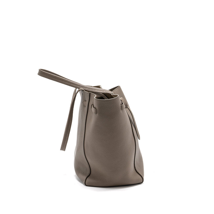 Top Quality Celine small cabas phantom bag grained calfskin taupe