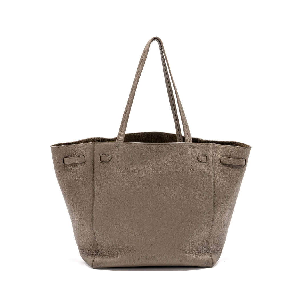 Top Quality Celine small cabas phantom bag grained calfskin taupe