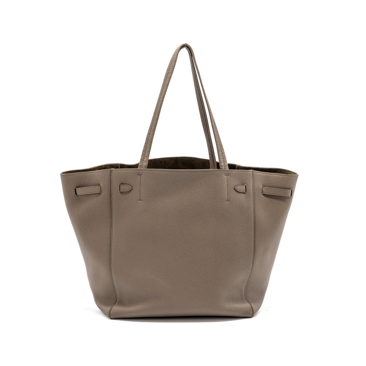 Top Quality Celine small cabas phantom bag grained calfskin taupe