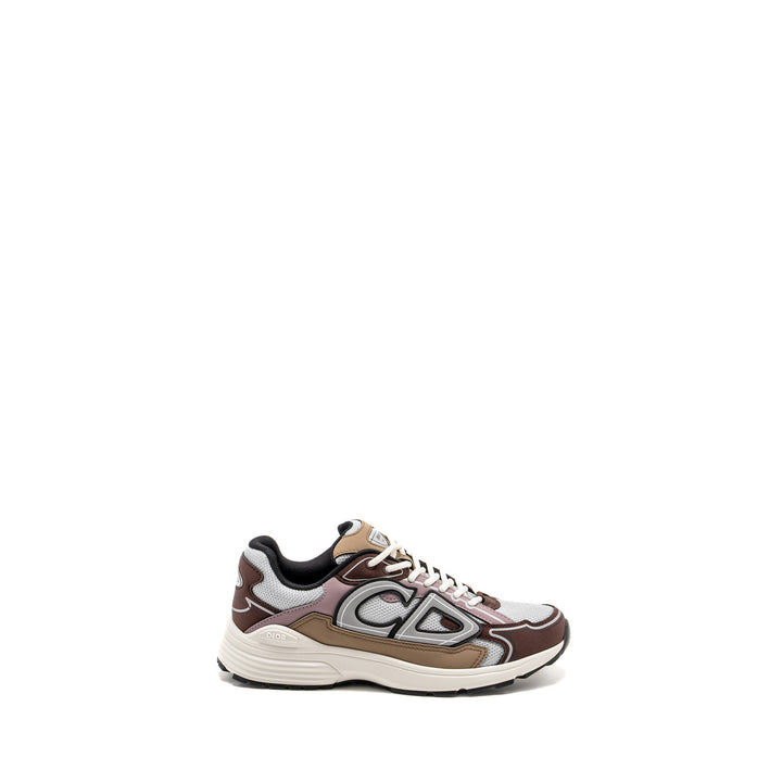 Top quality Dior Size 40 B30 Low Trainers Technical Mesh/Calfskin Grey/Brown