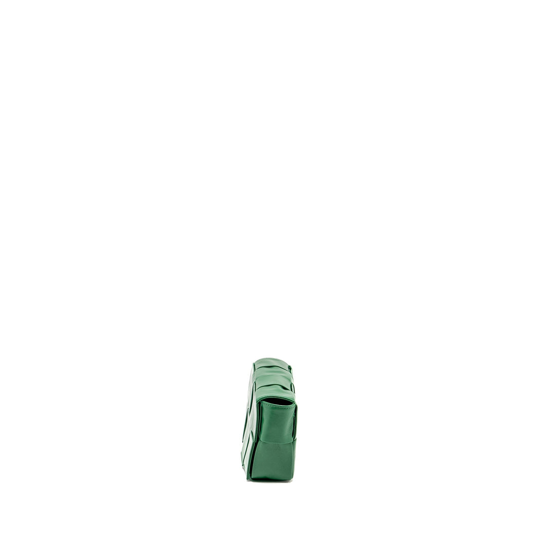 Bottega veneta Cassette Belt Bag Calfskin Green SHW