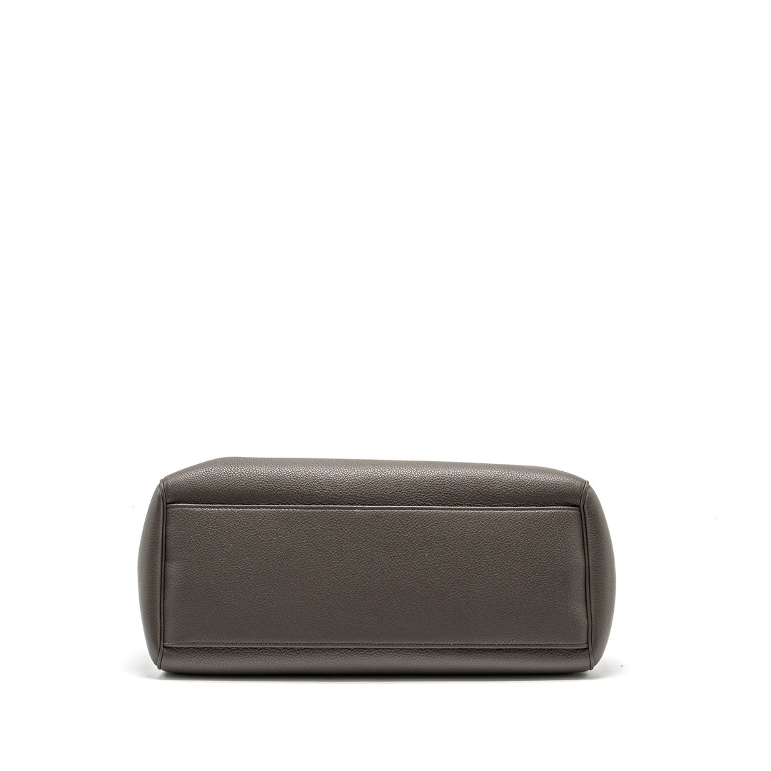 Celine Medium Soft 16 Bag Grained Calfskin grey