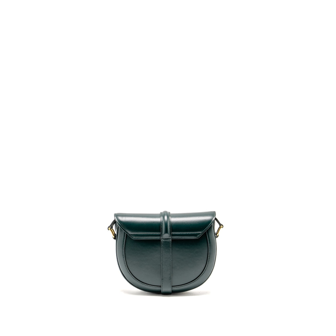 Celine Small Besace Bag Calfskin Dark Green